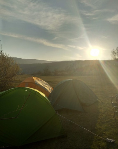 Always set up your tents before it gets dark